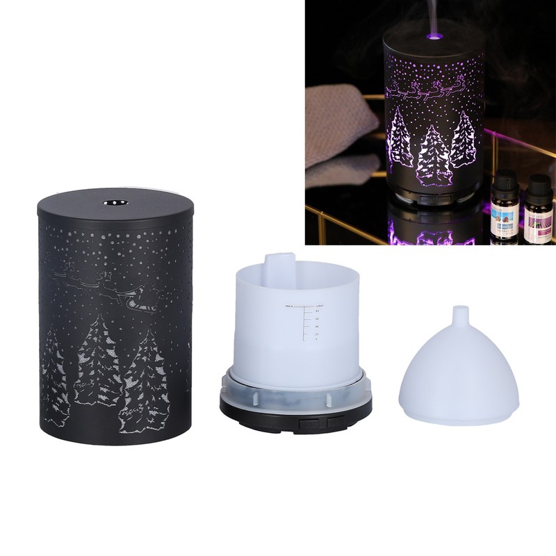 100ml Automatic Aroma Diffuser Christmas Tree Pattern Essential Oil Column