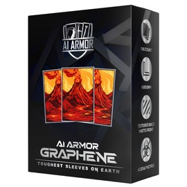 (Mountain) - 100ct Textured Matte TCG/MTG Art Sleeves by Ai Armor (Graphene)