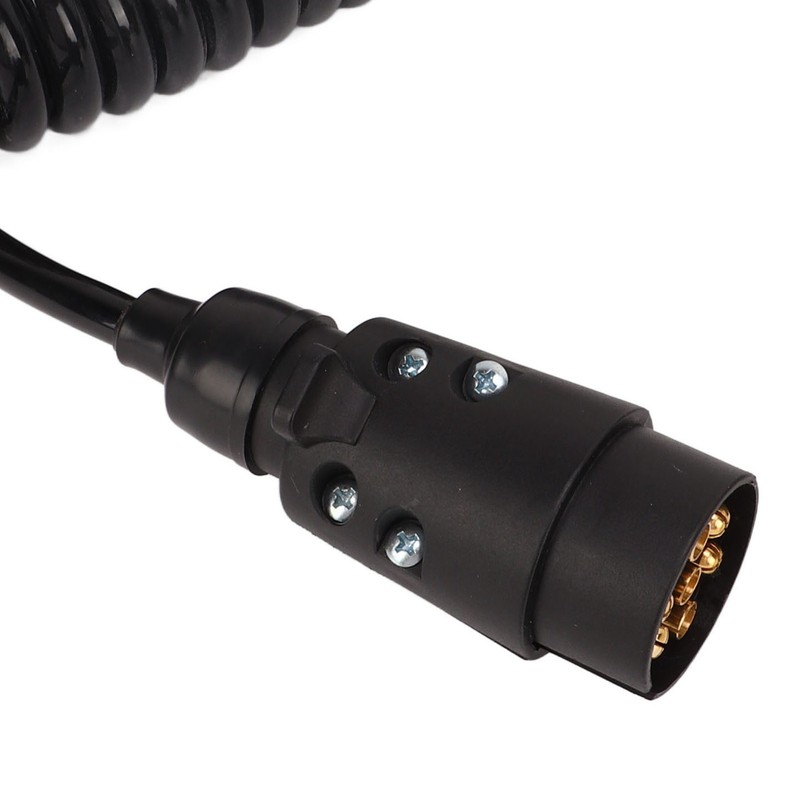 2m Trailer Light Board Extension Cable 7Pin Plug Socket Adapter
