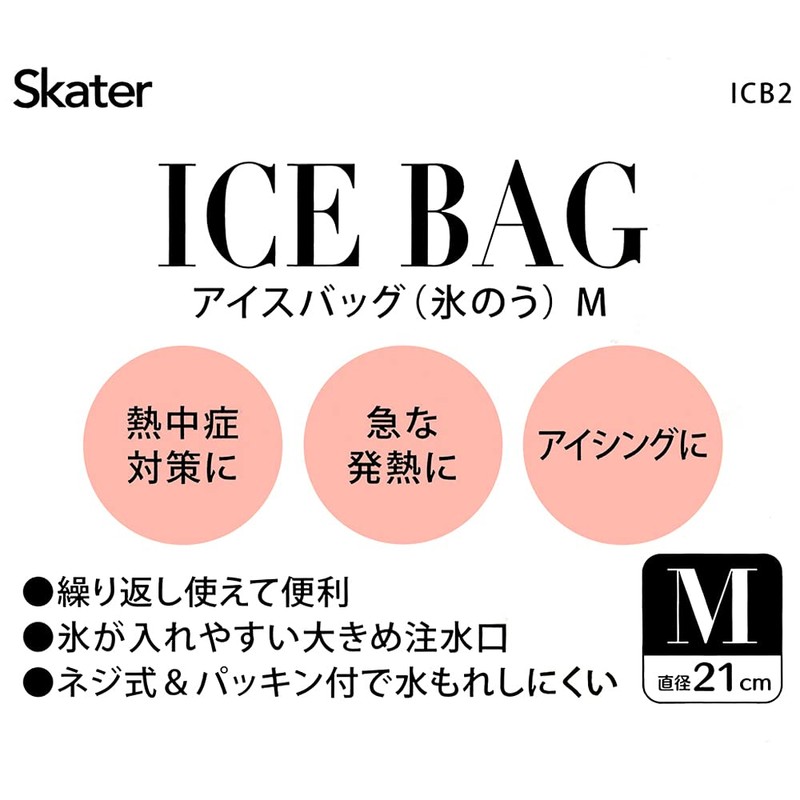 Skater ICB2-A Ice Pack, Ice Bag, Dinosaurs, Size M, 8.3