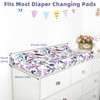 HNHUAMING Changing Pad Cover, Ultra Soft Breathable Diaper Baby Changing