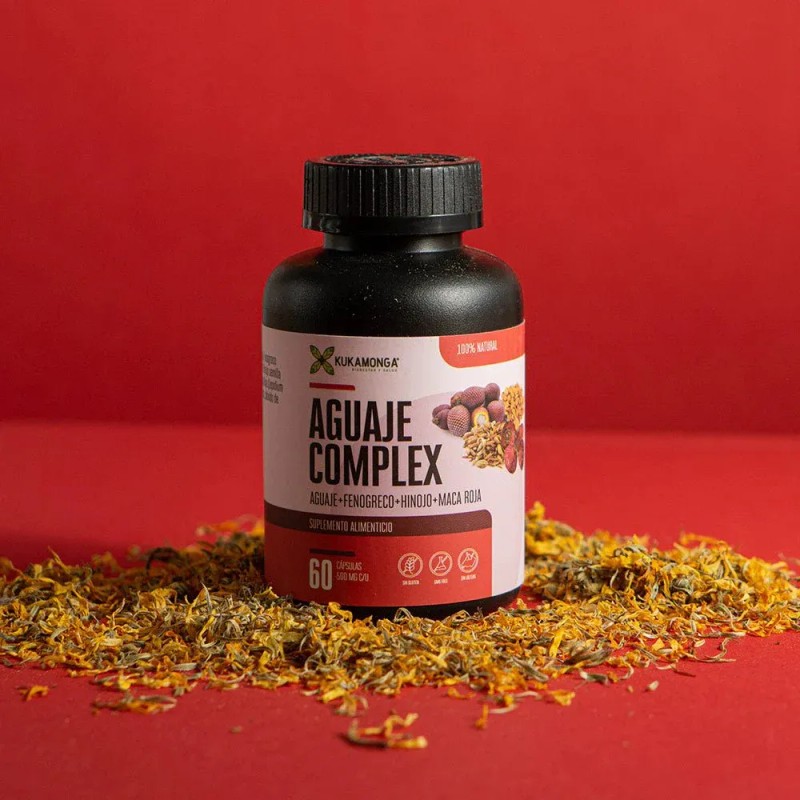 Aguaje Complex 60 Cápsulas - Fenogreco + Hinojo + Maca