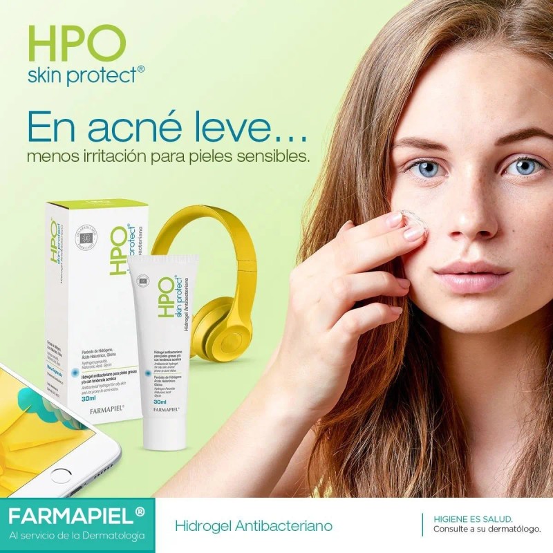 Hidrogel Antibacteriano Piel Grasa Tratamiento Acné Hpo 30ml