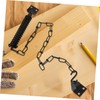 Operitacx Anti-Theft Door Lock Windproof Chain Handle Steel Chain for