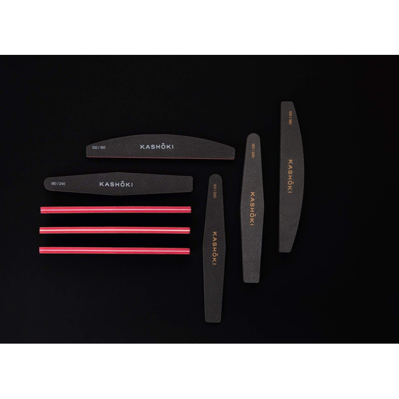 T4B KASHOKI Professional Double-Sided Nail Polisher Buffer Bridge 100/180