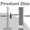 wodehahagou 36 Pcs 2.8mm Carpenters Pencil Refill Deep Hole Marker