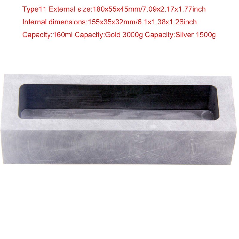 Graphite Ingot Mold, High Purity Refining Graphite, Melting Casting Mould