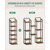 Hzuaneri 6 Tiers Vertical Shoe Rack, Narrow Shoe Tower, Tall