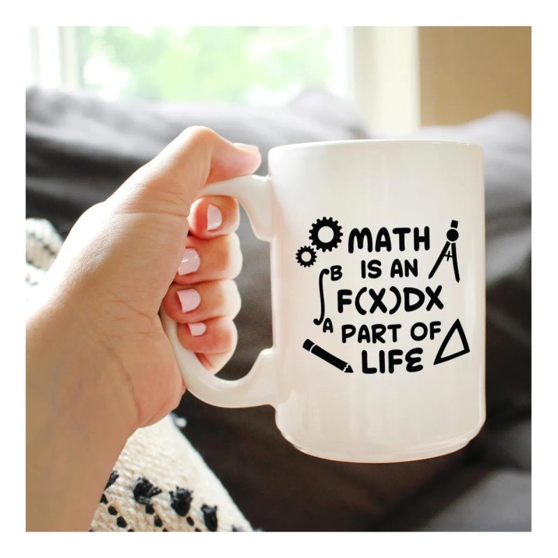 Bevvee Math Es Una Parte Integral De Life Coffee Taza