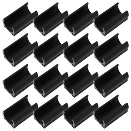 UKCOCO 30pcs Plastic Chair Foot U Shaped Floor Glides Tubing Caps Cover Foot Pad Rectangle Shaped Non-Slip Chair Leg Tip Protectors for Furniture Leg 22mm