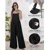 Buauty Women's Jumpsuits Overalls Wide Leg Casual 2025 Rompers Sleeveless