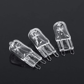 10Pcs G9 Base Halogen Light Bulb 120V 40W Lighting Replacement Home Warm White Bright