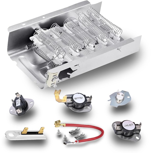 Heating Element for Whirlpool Dryer WED4815EW1 WED5300SQ0 WED5000DW2 WED4800BQ1 WED5100VQ1