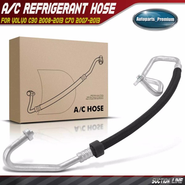 Unbranded New A/C Suction Line Hose Assembly for Volvo C30