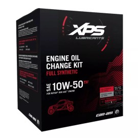 Can-Am Maverick X3 OEM 10W-50 Full Synthetic Oil Change Kit 9779261