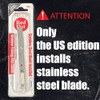 NT Cutter PRO Auto-Lock Stainless Steel Utility Knife (A-1P) 9mm