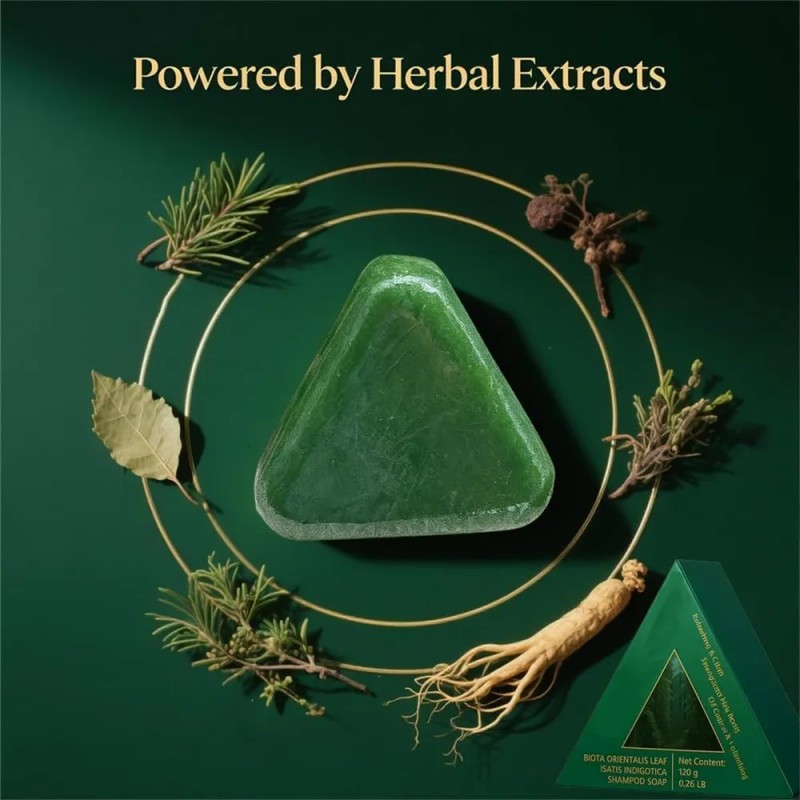 Champú Nature Triangle, Champú Nature Seven Green Soap 2pcs