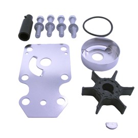 SouthMarine Outboard Motor 68T-W0078-00 68T-W0078-01 68T-W0078-02 Water Pump Impeller Repair Kit for Yamaha 6HP 8HP 9HP 4-Stroke F6 F8 F9.9 Boat Engine, fit Sierra 18-3450