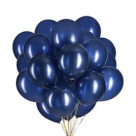 ZYOOO Balloons Navy Blue - Dark Blue Balloons - 12 Inch Balloons - Pack of 50