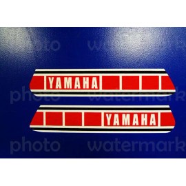 Oracal 1980 80' Yamaha YZ50 EURO Perforated Fuel Tank Decals graphic 2"x10 3/4" sticker