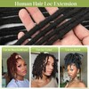 Twigoal Thickness 100% Real Human Hair Dreadlock Extensions for Man/Women