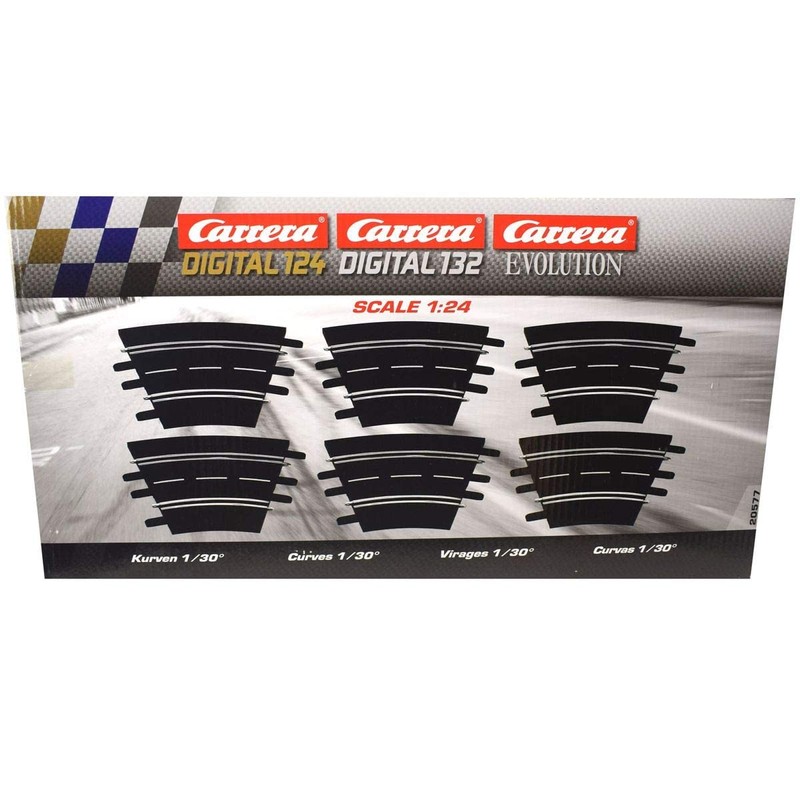 Carrera 20577 Curve 1/30, 6 Pieces - Digital 124/132 and
