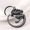 Alien vs. Predator Inspired Keyring Antique Metal (Antique Silver)