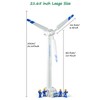 Miracland Wind Turbine Model, Wind-up Windmill Model Toy 21.65 Inch