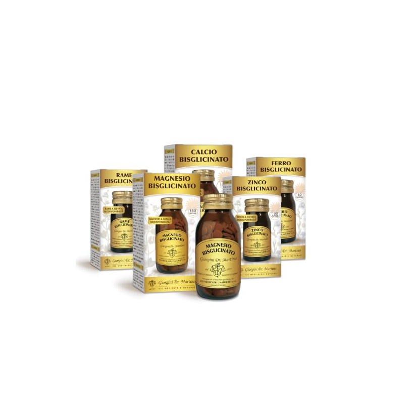 MAGNESIO BISGLICINATO Pastiglie - 30 g (Magnesio ad elevata biodisponibilità,