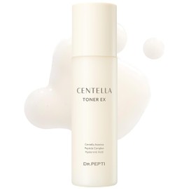 dr.pepti DR.PEPTI Centella Toner EX - Korean Face Toner with Hyaluronic Acid Peptides Niacinamide - Soothing Moisturizing for Dry Sensitive Skin - Milky Serum Formula, 6.09 fl.oz.