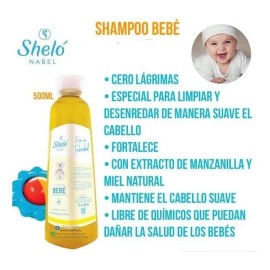 Kit Bebe Shampoo Para Bebé Crema Corporal Y Body Bebé, Sheló Blanco