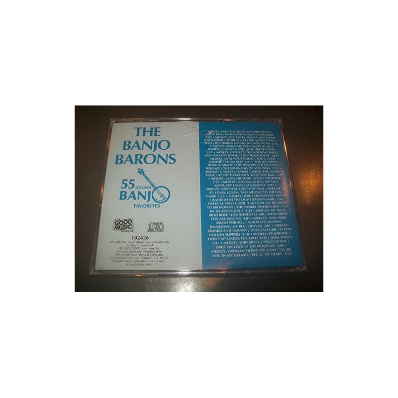 THE BANJO BARONS CD 55 GOLDEN BANJO FAVORITES