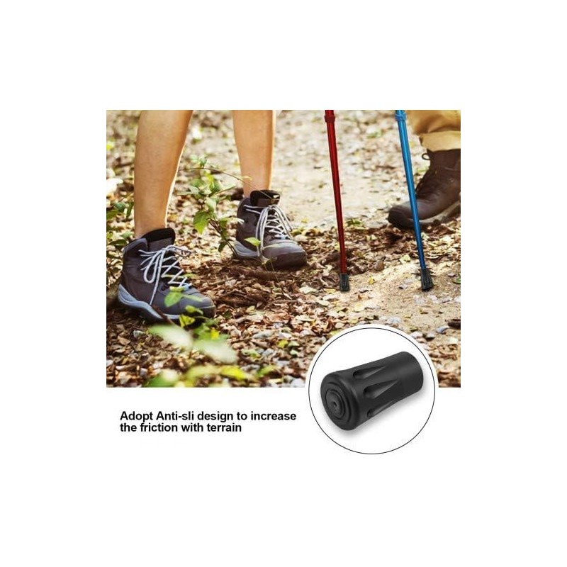 LALOCAPEYO 10PCS Wear Resisting Trekking Pole Tip Accessories Hiking Pole