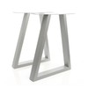 Table Runners Table Frame Industrial Trapezoid Set of 2 Steel