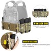 PETAC GEAR Carry Elastic Cummerbund,8 AR Mag Pouches for Vest