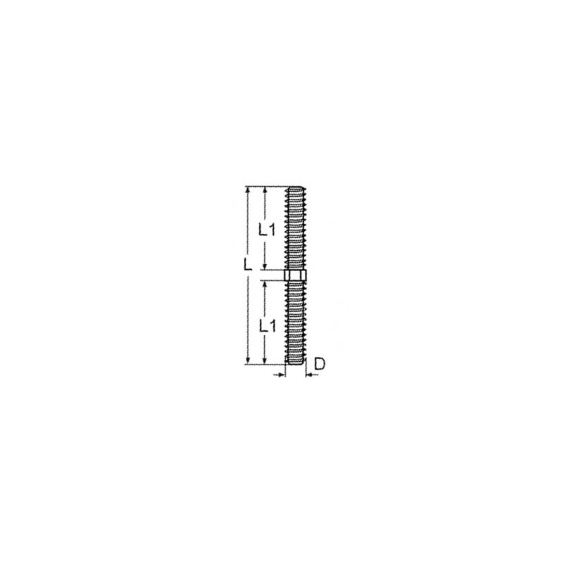 M5 Stud Bolt Right and Left Hand Dual Thread -