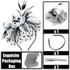 LdevotionR Elegant Fascinator Hats for Women - Stylish Mesh and