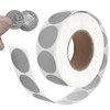suiwotin 1000pcs 1" Round Scratch Off Stickers, 1 Roll Silver