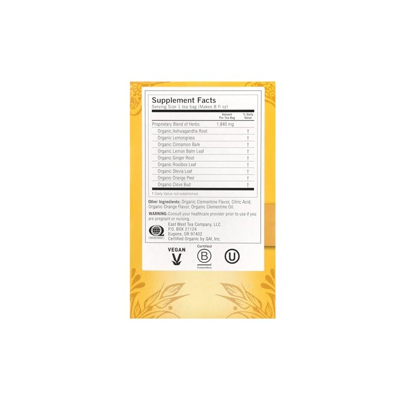 Yogi Tea, Sweet Clementine Stress Support, 16 Count