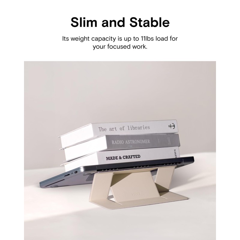 MOFT Laptop Stand for Desk, Adhesive MacBook Computer Stand with