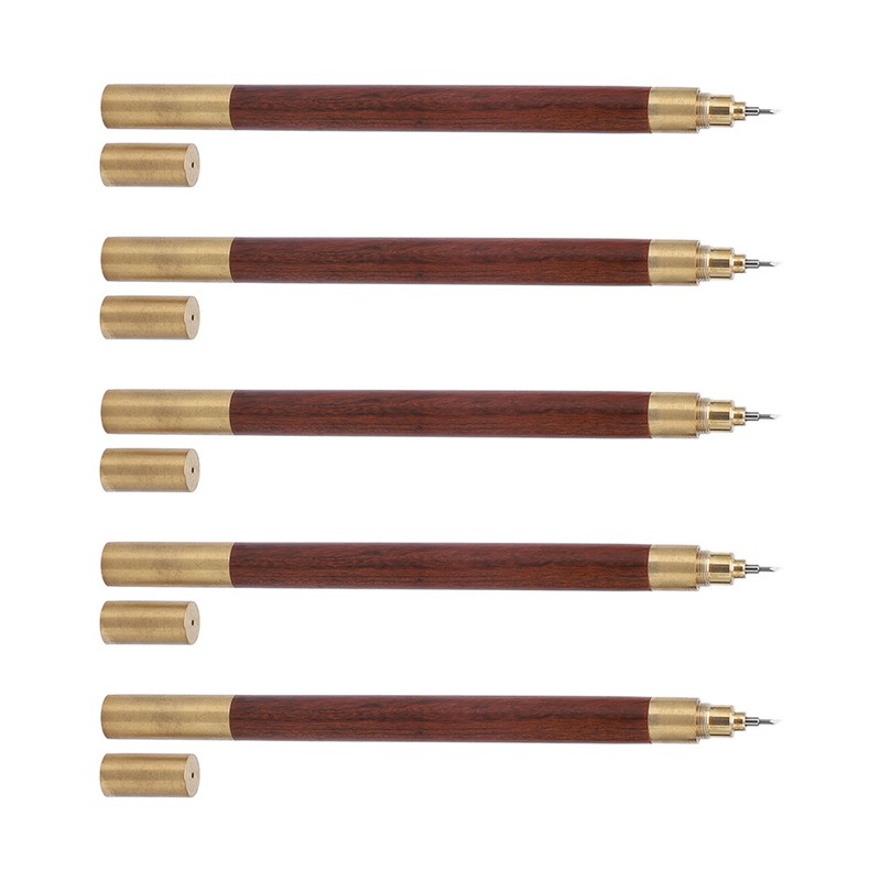 5PCS Portable Scriber Pen Carbide Tip Woodworking Pen for Marking