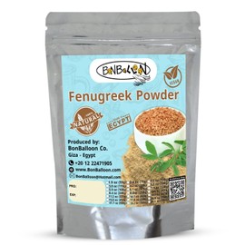 Pure & Natural Fenugreek Ground Powder Dried Natural Herbal Herb Herbs Tea Cooking Seasoning Spice Spices Trigonella Foenum Graecum Genisteae Kosher Halal (17.64 oz / 500 gm) حلبه مطحونه