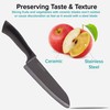Nuwave 4-Piece Black Ceramic Knife Set - Includes 3' Paring,