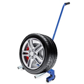 Garvee 500 Lbs Heavy-Duty Tire Dolly - Adjustable Tire Moving Cart Tool for Effortless Transport in Workshops and Garages