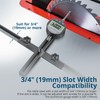 ALLmeter Digital Table Saw Gauge | Straight-Through Chute Design |