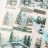 Dwpetzo Precut Winter Journaling Stickers Book for Women, Woods in