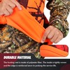 Volein Blaze Orange Camo Hunting Vest, Lightweight, Zipper Closure, M