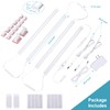 JUSJUBR Under Cabinet Lights Plug-in, 4 Pack x 12inch LED