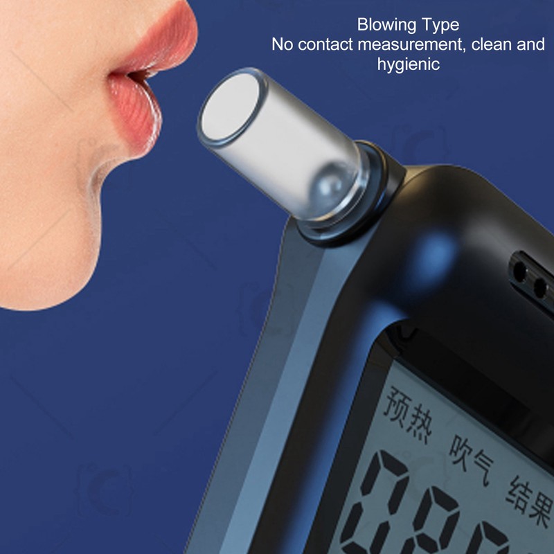 Digital Alcohol Checker Portable Breath Analyzer LCD Display High Accuracy