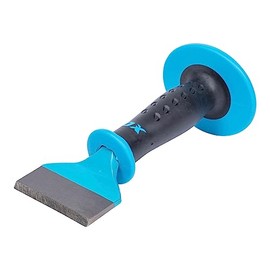 OX Brick Chisel - Pro Series Heavy Duty Brick Bolster Chisel - Dual Hand Guard - Multi-Colour – 3 x 8 1/2-Inch